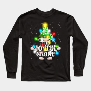 The Joyful Gnome Christmas Matching Family Shirt Long Sleeve T-Shirt